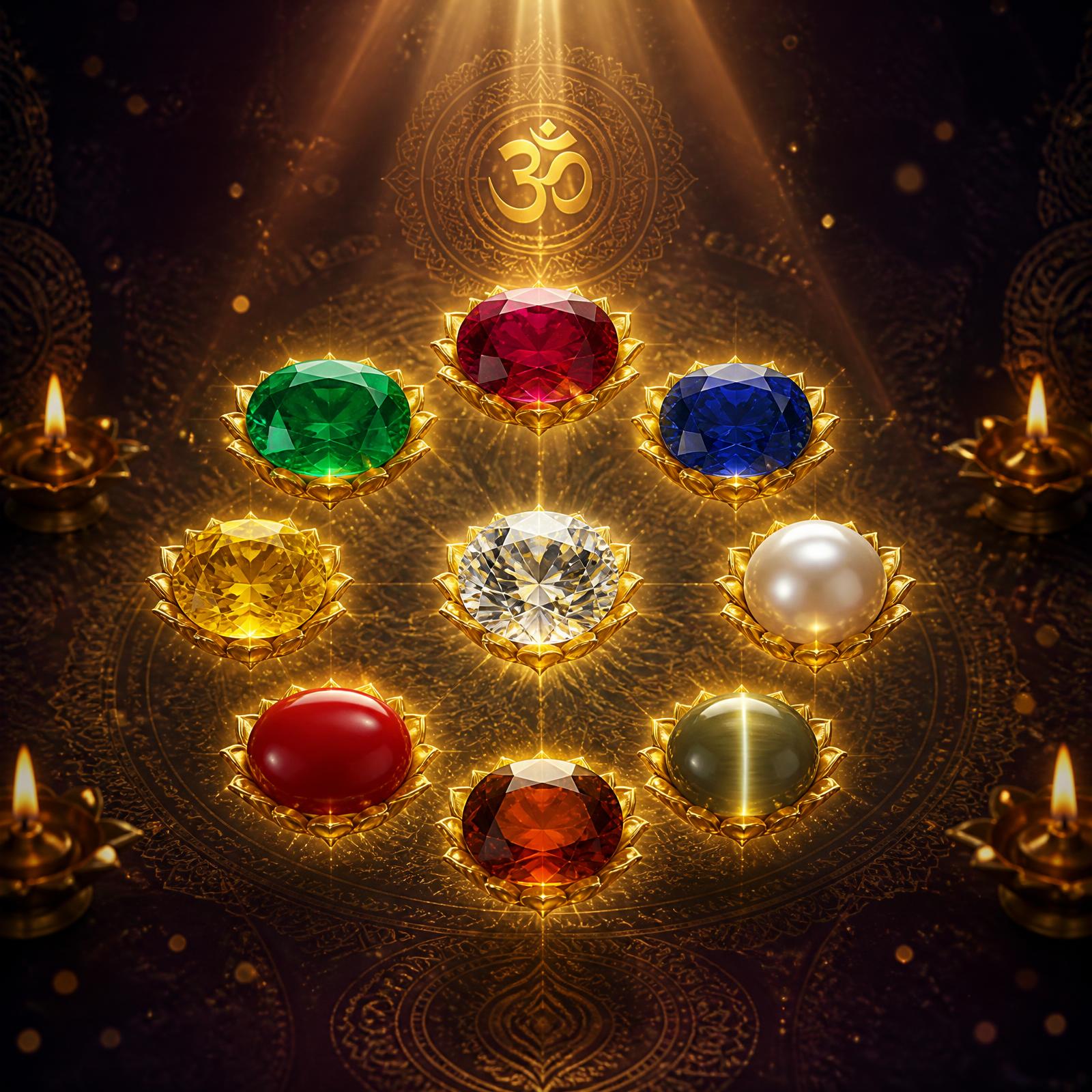Shree Dev Ratna Navratna gemstones