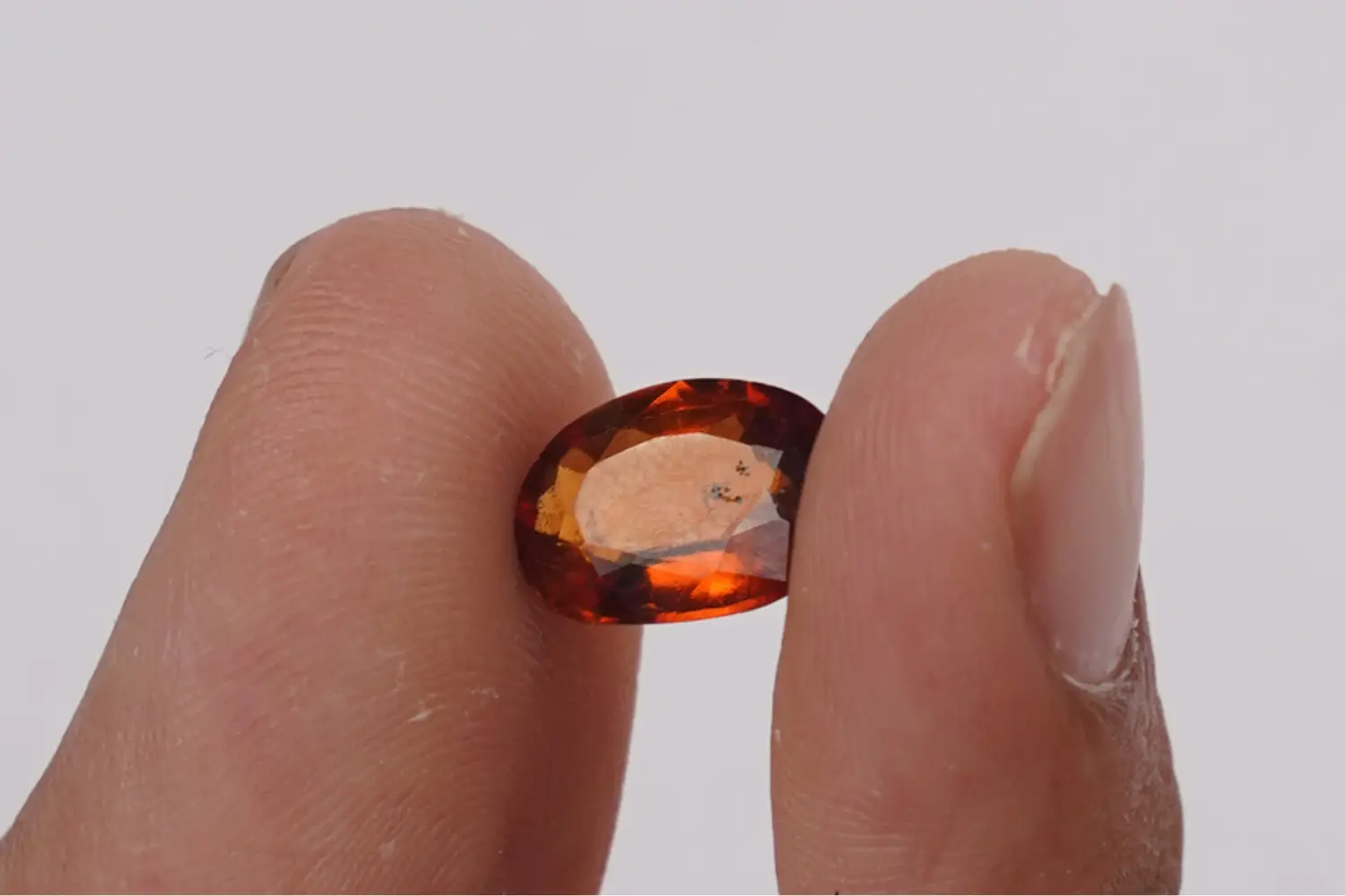Hessonite (Gomed Stone)- 3.78 carats - Image 4