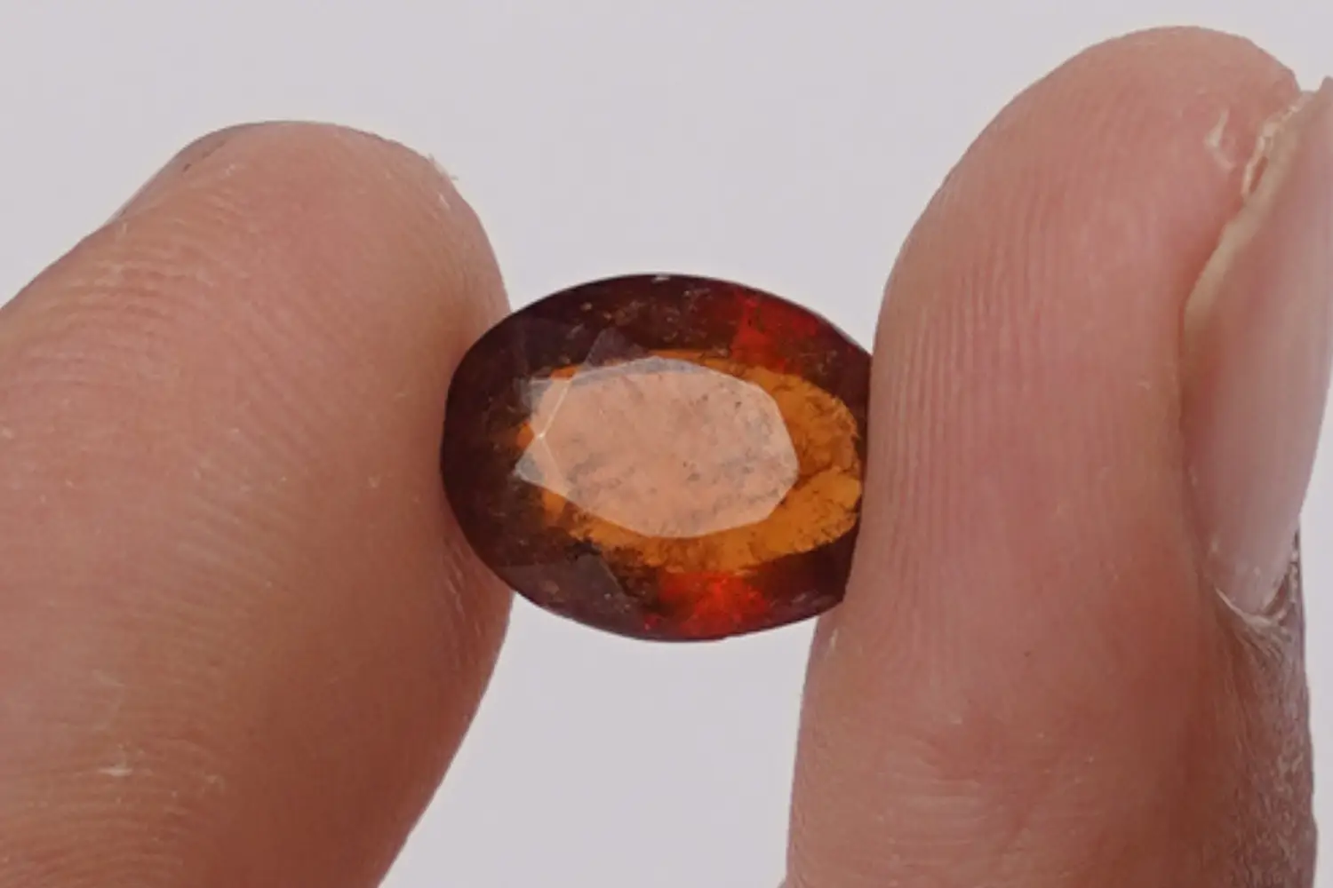 Hessonite (Gomed Stone)- 4.25 carats - Image 3