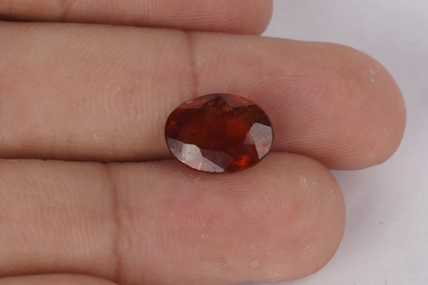 Hessonite (Gomed Stone)- 4.25 carats - Image 4